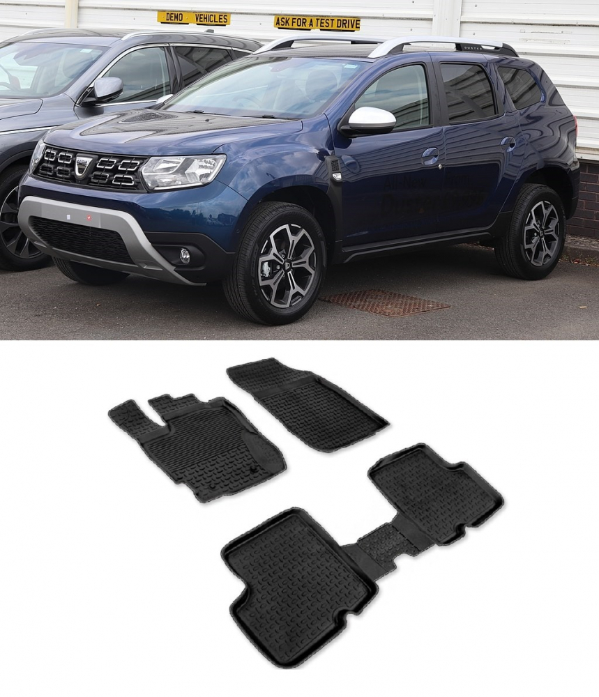 Covorase cauciuc tip tavita DACIA Duster II 2017-2023 (5 bucati) (96179) - SEINTEX 100910 [1]