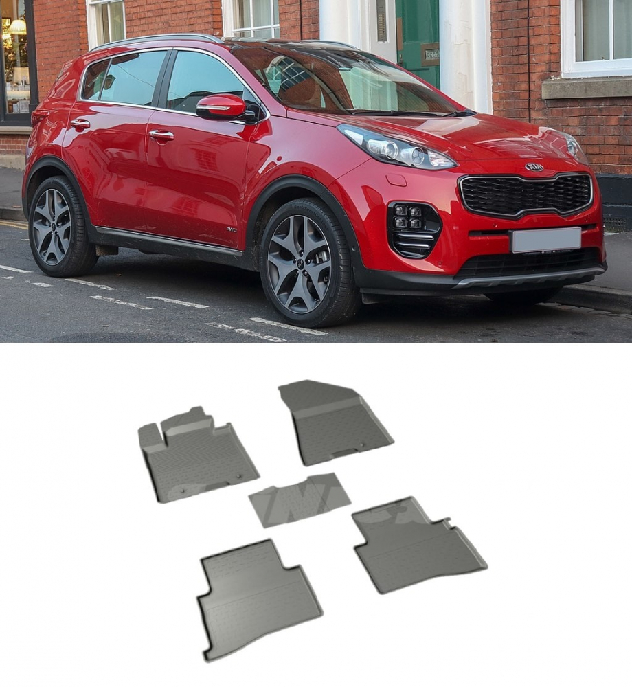 Covorase cauciuc tip tavita KIA Sportage IV 2015-2021 (5 bucati) (87192) - SEINTEX 100910 [1]