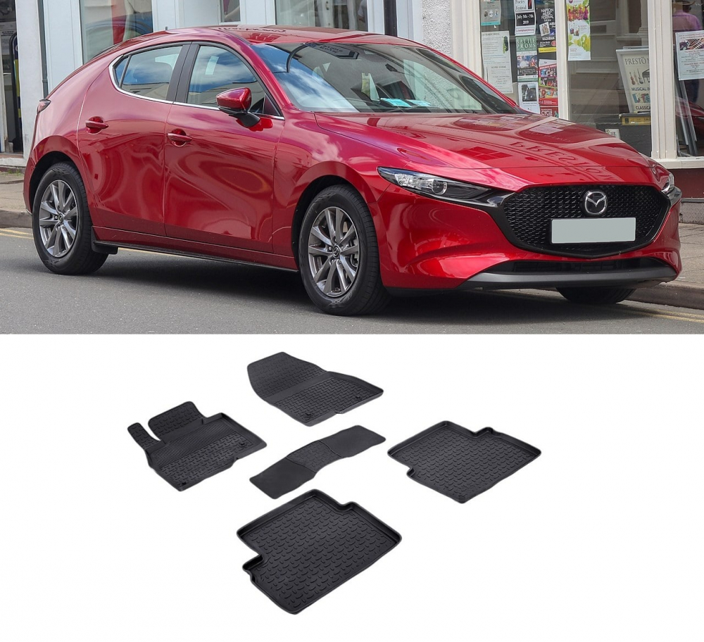 Covorase cauciuc tip tavita MAZDA 3 IV (BP) 2019-prezent (5 bucati) (93284) - SEINTEX 100910 [1]