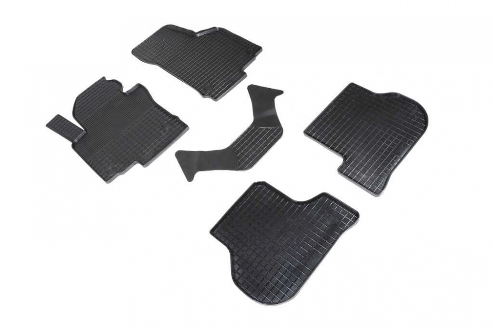 Covorase cauciuc tip tavita VW Golf VI 2008-2012 (5 bucati) (00468) - GRID SEINTEX 100910 [1]