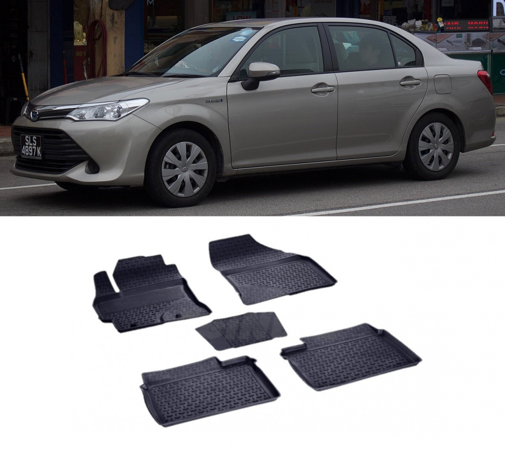 Covorase cauciuc tip tavita TOYOTA Corolla XI (E170/E180) 2012-2018 (5 bucati) (84851) - SEINTEX 100910 [1]