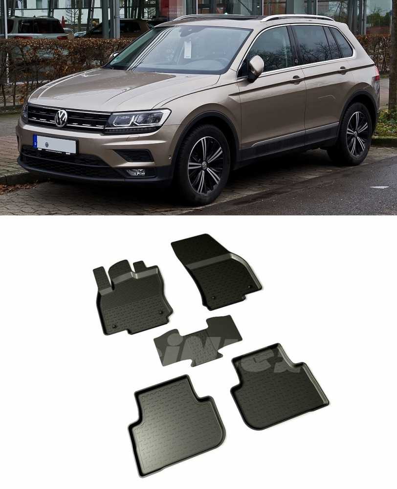Covorase cauciuc tip tavita VW Tiguan II 2016-2024 (5 bucati) (87995) - SEINTEX 100910 [1]