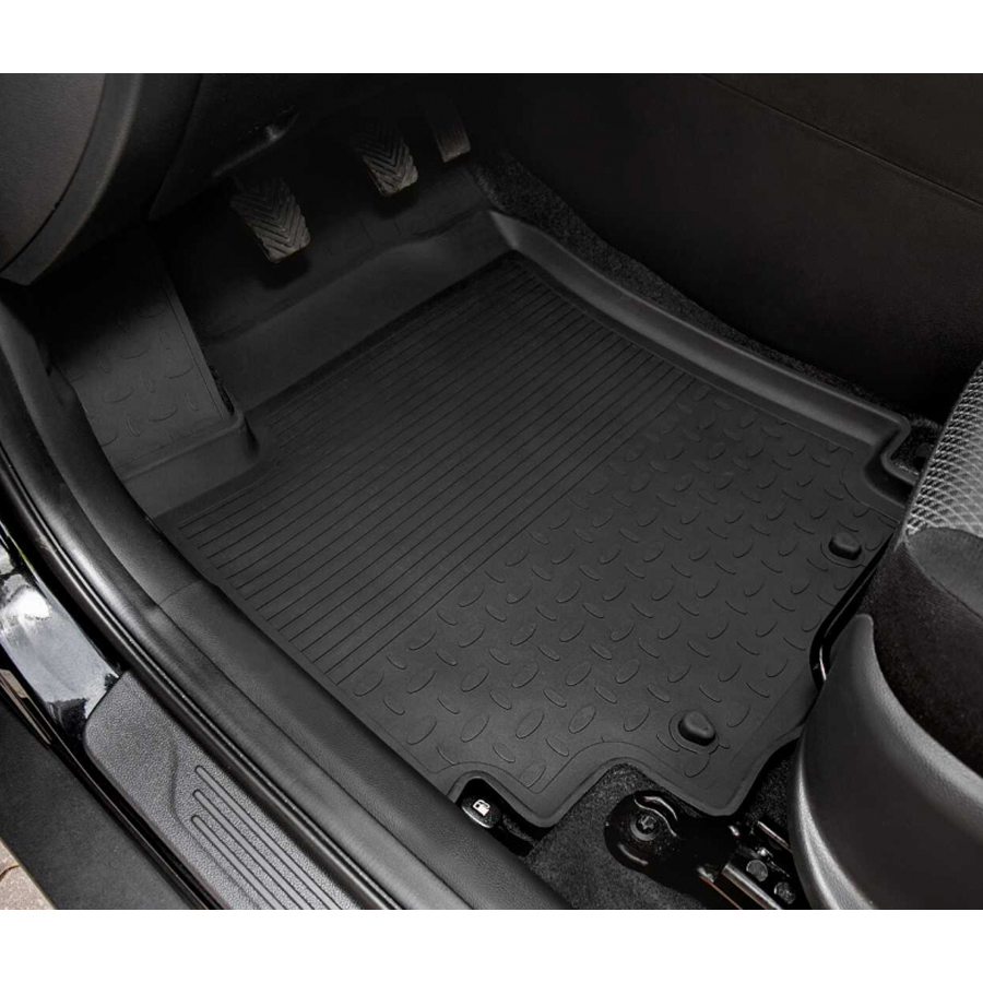 Covorase VW Touareg III (CR) 2018-prezent (5 bucati) - tip tavita - SEINTEX - 100% cauciuc [2]