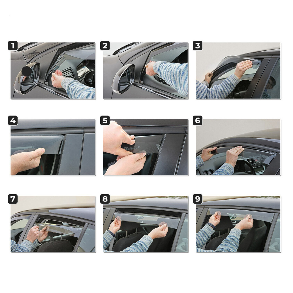 Paravanturi auto AUDI A3 (8P) 2003-2013 Sportback (4 buc/set) KVO4001 - KVO 100006 [3]