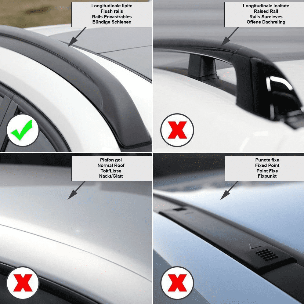 Set bare portbagaj cu cheie FORD Kuga III 2019-prezent - ALUMINIU - K30 - KVO 100099 [4]