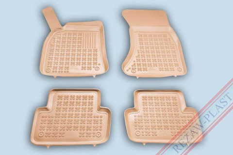 Covorase cauciuc tip tavita AUDI A4 B8 2008-2016 (200308/B) - REZAW PLAST 100514 Covorase tip tavita bordura 3 cm - Covorase cauciuc tip tavita AUDI A4 B8 2008-2016 (200308/B) - REZAW PLAST 100514
