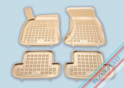 Covorase tip tavita bordura 3 cm - Covorase cauciuc tip tavita AUDI A5 I 2007-2017 Coupe / Cabrio (200309/B) - REZAW PLAST 100514