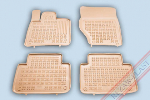 Covorase Auto - Covorase cauciuc tip tavita AUDI Q7 I 2005-2015 (5 locuri) (200307/B) - REZAW PLAST 100514