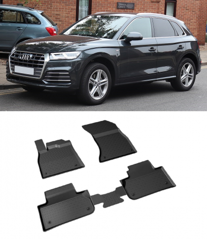 Covorase cauciuc tip tavita AUDI Q5 II 2017-prezent (5 bucati) (88985) - SEINTEX 100910