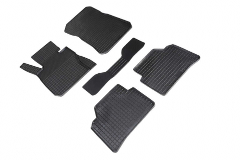Covorase tip tavita bordura 3 cm - Covorase cauciuc tip tavita BMW Seria 3 F30 / F31 2011-2018 (5 bucati) (84151) - GRID SEINTEX 100910