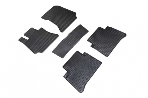 Covorase tip tavita bordura 3 cm - Covorase cauciuc tip tavita MERCEDES Clasa E W212 2009-2016 (5 bucati) (81914) - GRID SEINTEX 100910