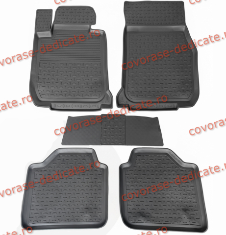 Covorase BMW Seria 3 F34 GT 2011-2018 (5 bucati) - tip tavita - SEINTEX - 100% cauciuc