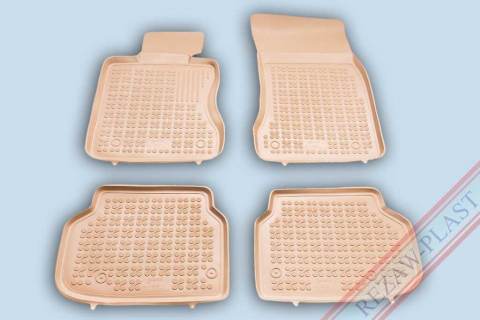 Covorase Auto - Covorase cauciuc tip tavita BMW Seria 7 F01 2008-2015 (varianta scurta) (200707/B) - REZAW PLAST 100514