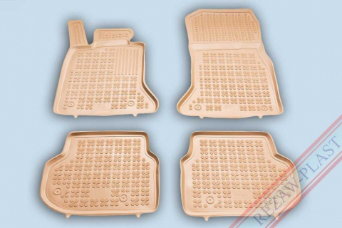 Covorase Auto - Covorase cauciuc tip tavita BMW Seria 5 F10 / F11 2013-2016 Facelift (200717/B) - REZAW PLAST 100514