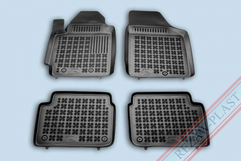 Covorase tip tavita bordura 3 cm - Covorase cauciuc tip tavita HYUNDAI i10 I 2007-2015 (201601) - REZAW PLAST 100514