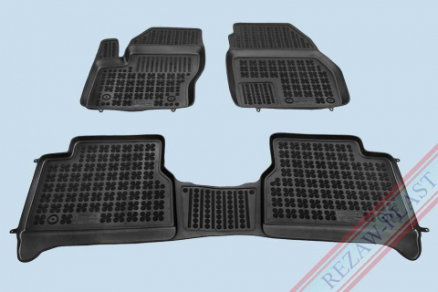 Covorase tip tavita bordura 3 cm - Covorase cauciuc tip tavita FORD Tourneo Connect II 2012-2021 (200619) - REZAW PLAST 100514