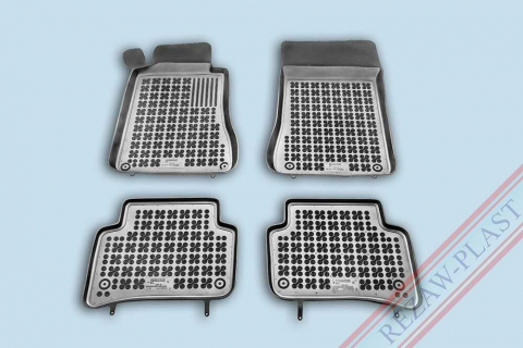 Covorase tip tavita bordura 3 cm - Covorase cauciuc tip tavita MERCEDES Clasa C W203 2000-2007 (201701) - REZAW PLAST 100514
