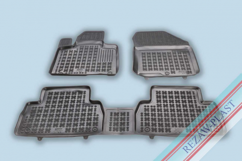 Covorase Auto - Covorase cauciuc tip tavita HYUNDAI Santa Fe IV 2018-2020 Pre-Facelift (201621) - REZAW PLAST 100514