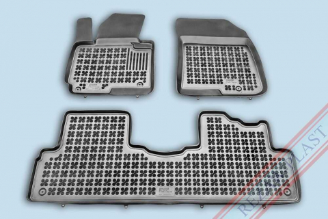 Covorase Auto - Covorase cauciuc tip tavita KIA Carens III 2012-2019 (201017) - REZAW PLAST 100514