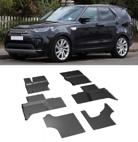 Covorase Auto - Covorase cauciuc tip tavita LAND ROVER Discovery III (L462) 2017-prezent (5 bucati) (88522) - SEINTEX 100910
