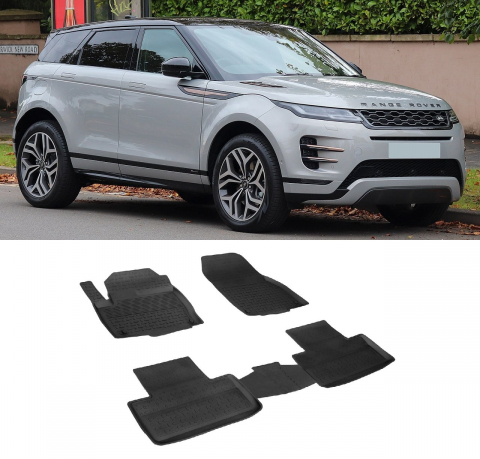 Covorase Auto - Covorase cauciuc tip tavita LAND ROVER Range Rover Evoque II 2018-prezent (5 bucati) (93285) - SEINTEX 100910