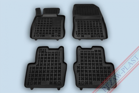 Covorase tip tavita bordura 3 cm - Covorase cauciuc tip tavita MAZDA 2 III 2014-prezent (200814) - REZAW PLAST 100514