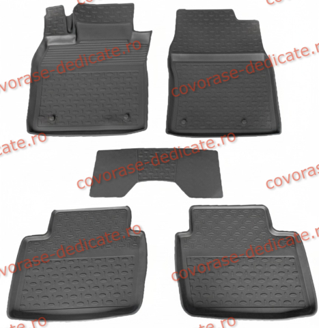 Covorase tip tavita bordura 3 cm - Covorase MAZDA CX-30 2019-prezent (5 bucati) - tip tavita - SEINTEX - 100% cauciuc