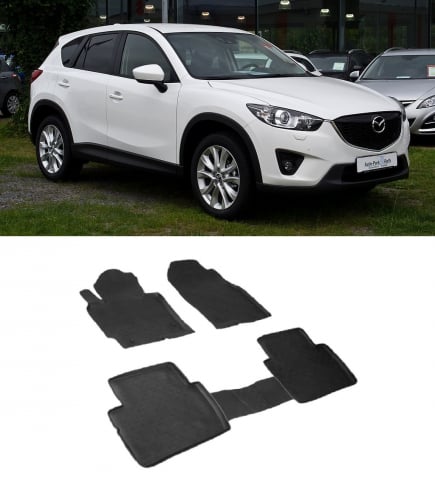 Covorase Auto - Covorase cauciuc tip tavita MAZDA CX-5 I 2012-2017 (5 bucati) (82717) - SEINTEX 100910