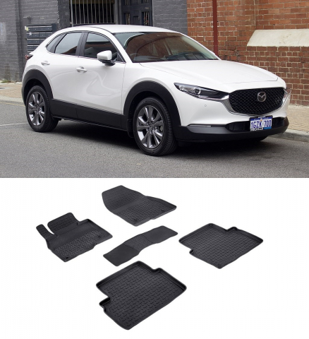 Covorase cauciuc tip tavita MAZDA CX-30 2019-prezent (5 bucati) (93284) - SEINTEX 100910