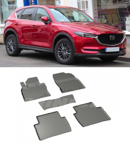 Covorase Auto - Covorase cauciuc tip tavita MAZDA CX-5 II 2017-prezent (5 bucati) (88445) - SEINTEX 100910