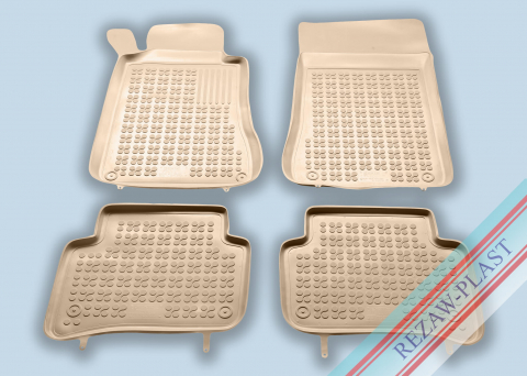 Covorase tip tavita bordura 3 cm - Covorase cauciuc tip tavita MERCEDES Clasa C W203 2000-2007 (201701/B) - REZAW PLAST 100514