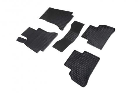 Covorase tip tavita bordura 3 cm - Covorase cauciuc tip tavita MERCEDES Clasa C W205 2015-2023 (5 bucati) (86090) - GRID SEINTEX 100910
