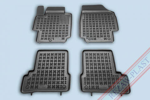 Covorase Auto - Covorase cauciuc tip tavita NISSAN Micra (K12) 2007-2010 Facelift (201801) - REZAW PLAST 100514