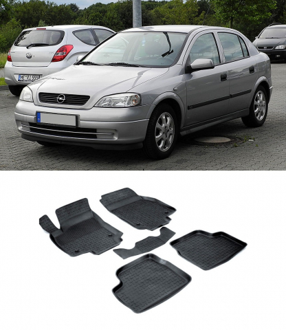 Covorase Auto - Covorase cauciuc tip tavita OPEL Astra H 2004-2014 (5 bucati) (01554) - SEINTEX 100910