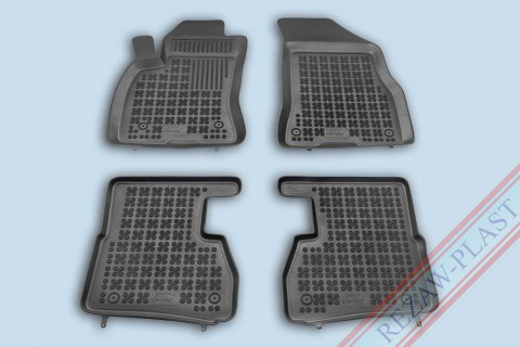 Covorase tip tavita bordura 3 cm - Covorase cauciuc tip tavita FIAT Doblo II 2010-2022 (5/7 locuri) (201512) - REZAW PLAST 100514