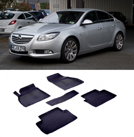 Covorase cauciuc tip tavita OPEL Insignia I 2008-2017 (5 bucati) (83334) - SEINTEX 100910