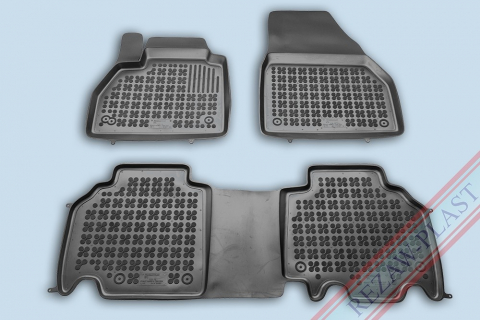 Covorase tip tavita bordura 3 cm - Covorase cauciuc tip tavita RENAULT Kangoo II 2007-2021 (201907) - REZAW PLAST 100514