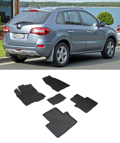 Covorase Auto - Covorase cauciuc tip tavita RENAULT Koleos I 2006-2016 (5 bucati) (85393) - SEINTEX 100910