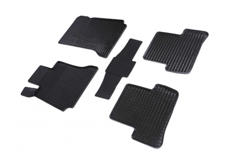 Covorase tip tavita bordura 3 cm - Covorase cauciuc tip tavita MERCEDES Clasa C W204 2008-2015 (5 bucati) (83428) - GRID SEINTEX 100910