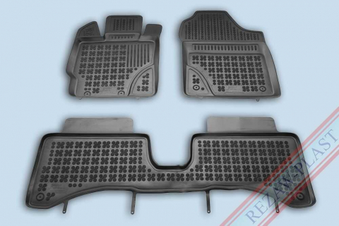 Covorase tip tavita bordura 3 cm - Covorase cauciuc tip tavita TOYOTA Yaris III 2011-2013 Pre-Facelift Hybrid (201424) - REZAW PLAST 100514