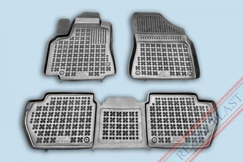 Covorase tip tavita bordura 3 cm - Covorase cauciuc tip tavita CITROEN Berlingo II (B9) 2008-2018 (201212) - REZAW PLAST 100514