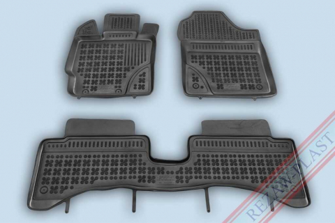 Covorase tip tavita bordura 3 cm - Covorase cauciuc tip tavita TOYOTA Yaris III 2013-2020 Facelift Hybrid (201430) - REZAW PLAST 100514
