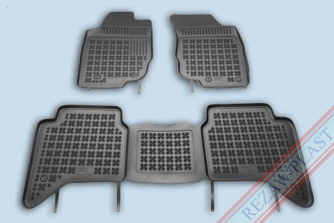 Covorase Auto - Covorase cauciuc tip tavita TOYOTA Hilux VII 2004-2015 (4 usi) (201427) - REZAW PLAST 100514