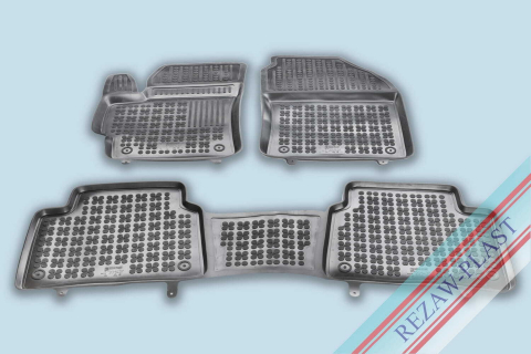 Covorase tip tavita bordura 3 cm - Covorase cauciuc tip tavita TOYOTA Corolla XII (E210) 2018-prezent Sedan / Combi (201437) - REZAW PLAST 100514