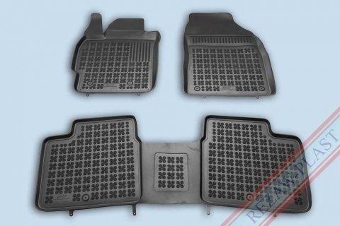 Covorase tip tavita bordura 3 cm - Covorase cauciuc tip tavita TOYOTA Corolla XI (E170/E180) 2012-2018 (201426) - REZAW PLAST 100514