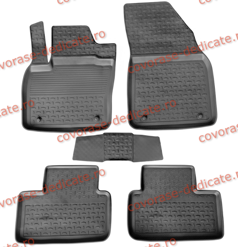 Covorase Auto - Covorase VOLVO XC40 2018-prezent (5 bucati) - tip tavita - SEINTEX - 100% cauciuc