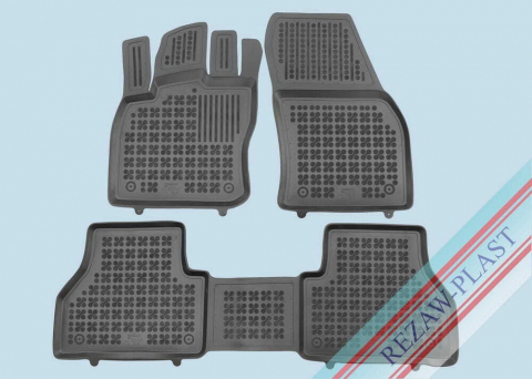 Covorase tip tavita bordura 3 cm - Covorase cauciuc tip tavita FORD Tourneo Connect III 2021-prezent (5 locuri) (200131) - REZAW PLAST 100514