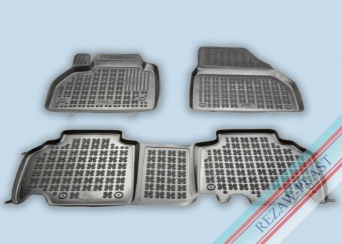 Covorase tip tavita bordura 3 cm - Covorase cauciuc tip tavita MERCEDES Citan I (W415) 2012-2021 (201717) - REZAW PLAST 100514