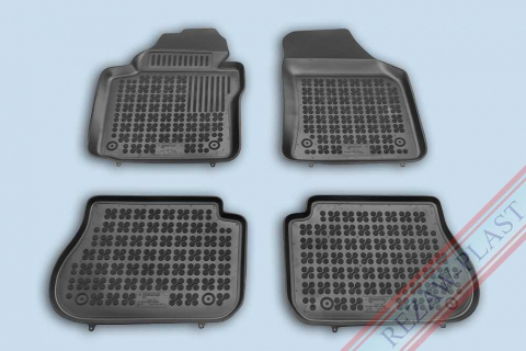Covorase tip tavita bordura 3 cm - Covorase cauciuc tip tavita VW Caddy III 2003-2021 (5 locuri) (200107) - REZAW PLAST 100514