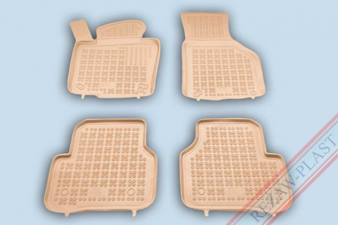 Covorase tip tavita bordura 3 cm - Covorase cauciuc tip tavita VW Passat B6 2005-2010 (200102/B) - REZAW PLAST 100514